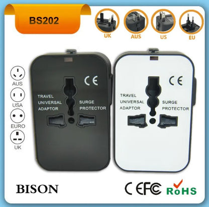 Universal Travel Adapter with Dual USB